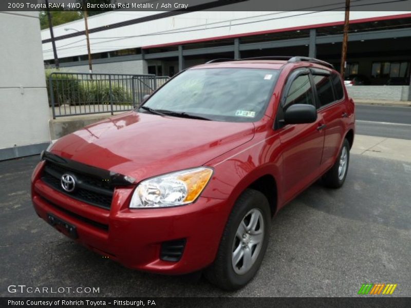 Barcelona Red Metallic / Ash Gray 2009 Toyota RAV4 4WD