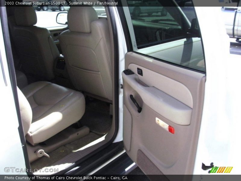  2003 Suburban 1500 LT Tan/Neutral Interior