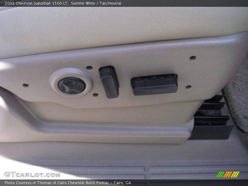 Summit White / Tan/Neutral 2003 Chevrolet Suburban 1500 LT