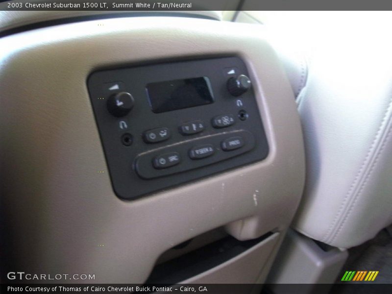 Summit White / Tan/Neutral 2003 Chevrolet Suburban 1500 LT