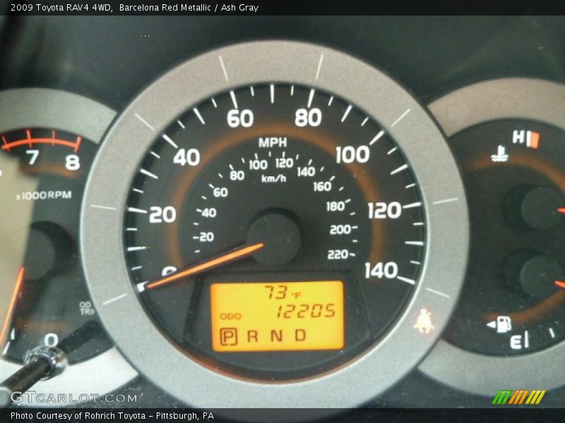 Barcelona Red Metallic / Ash Gray 2009 Toyota RAV4 4WD