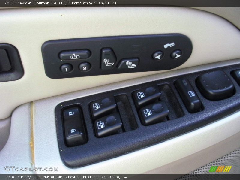 Controls of 2003 Suburban 1500 LT