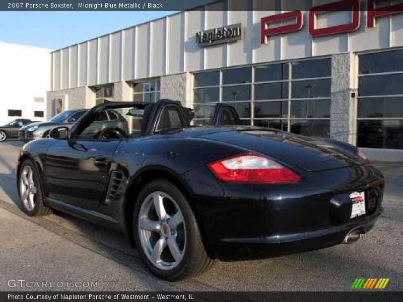 Midnight Blue Metallic / Black 2007 Porsche Boxster