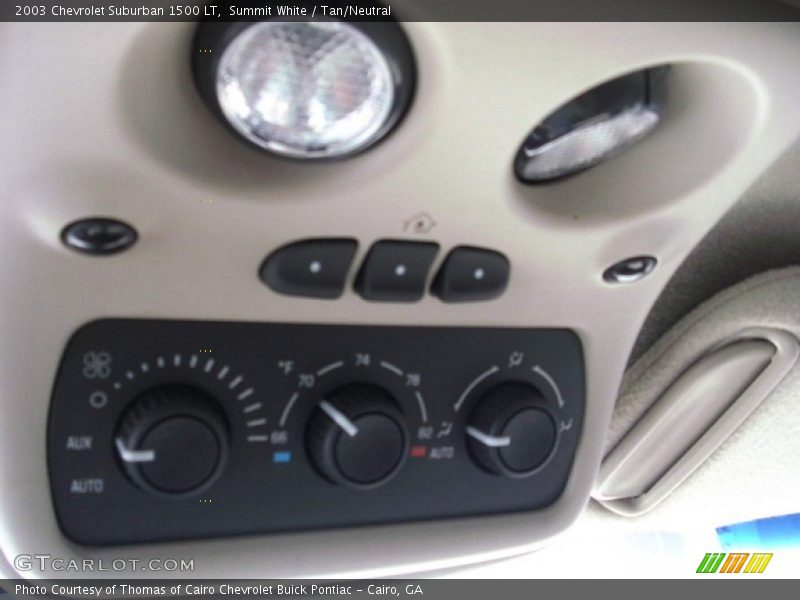 Summit White / Tan/Neutral 2003 Chevrolet Suburban 1500 LT
