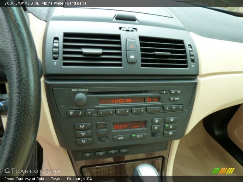 Alpine White / Sand Beige 2006 BMW X3 3.0i