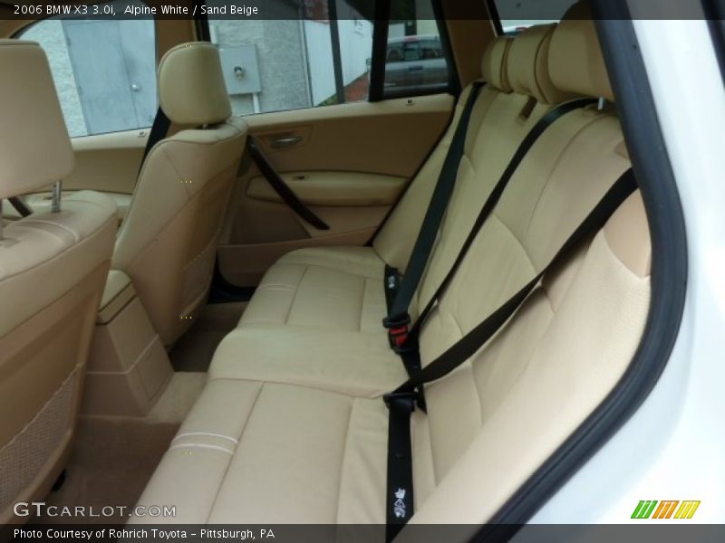 Alpine White / Sand Beige 2006 BMW X3 3.0i