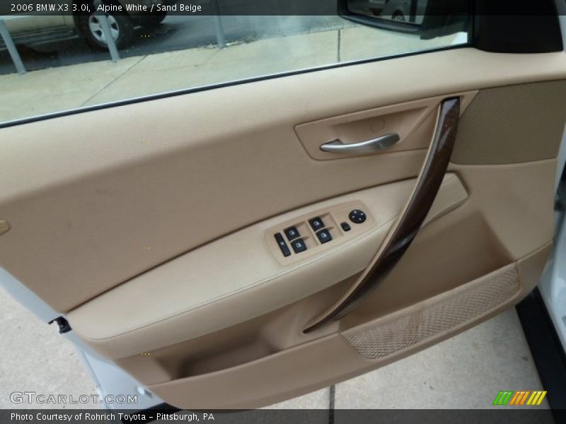 Alpine White / Sand Beige 2006 BMW X3 3.0i