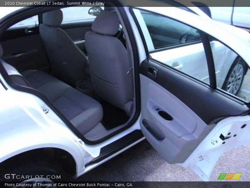 Summit White / Gray 2010 Chevrolet Cobalt LT Sedan