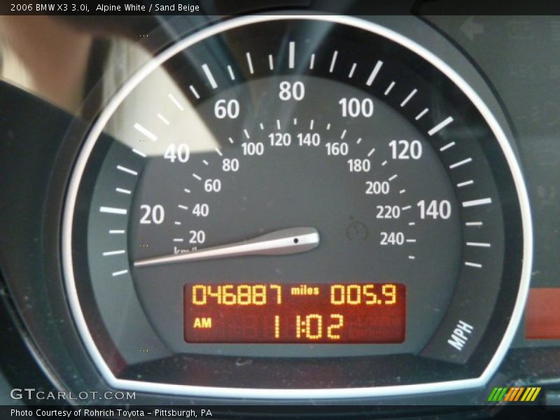 Alpine White / Sand Beige 2006 BMW X3 3.0i