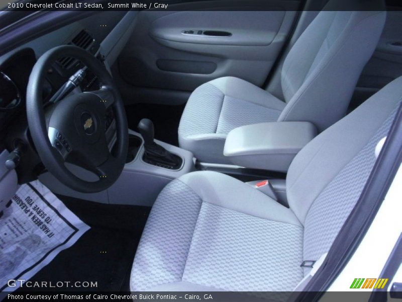 Summit White / Gray 2010 Chevrolet Cobalt LT Sedan