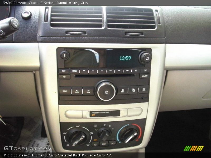 Summit White / Gray 2010 Chevrolet Cobalt LT Sedan