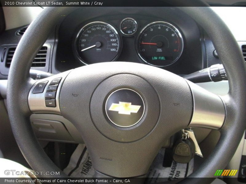 Summit White / Gray 2010 Chevrolet Cobalt LT Sedan