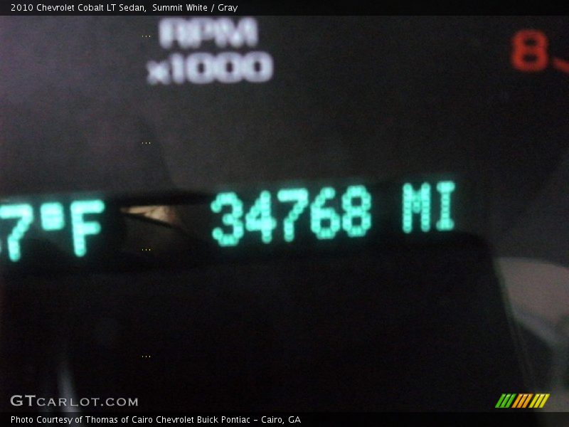 Summit White / Gray 2010 Chevrolet Cobalt LT Sedan