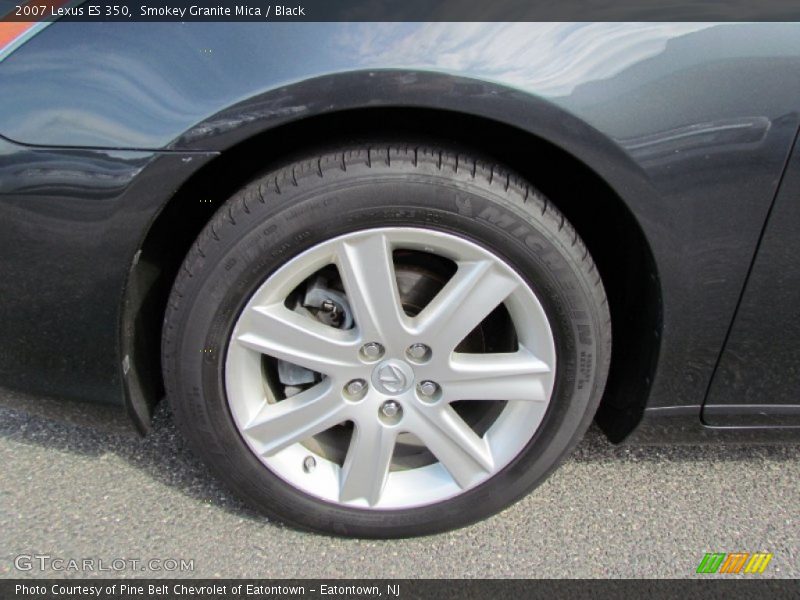 Smokey Granite Mica / Black 2007 Lexus ES 350