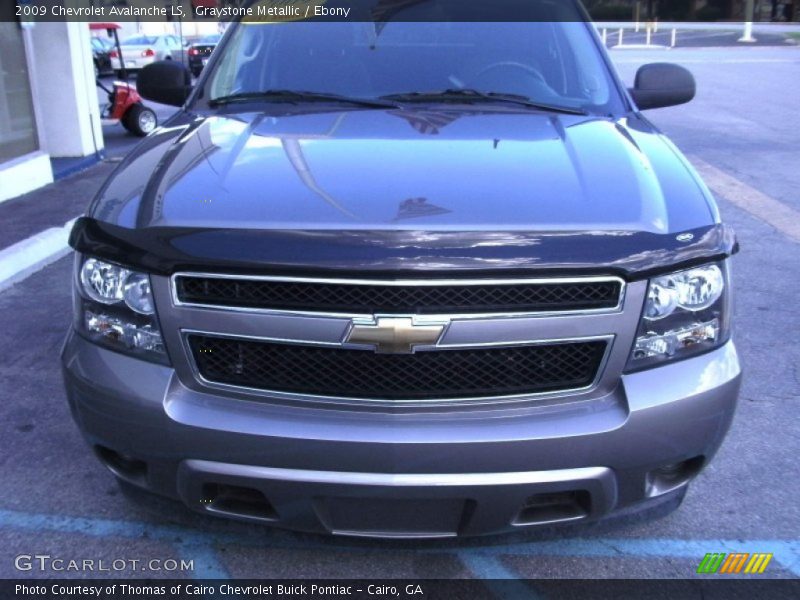 Graystone Metallic / Ebony 2009 Chevrolet Avalanche LS