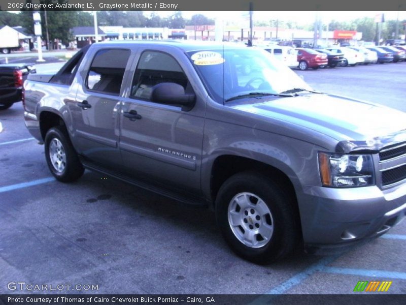 Graystone Metallic / Ebony 2009 Chevrolet Avalanche LS