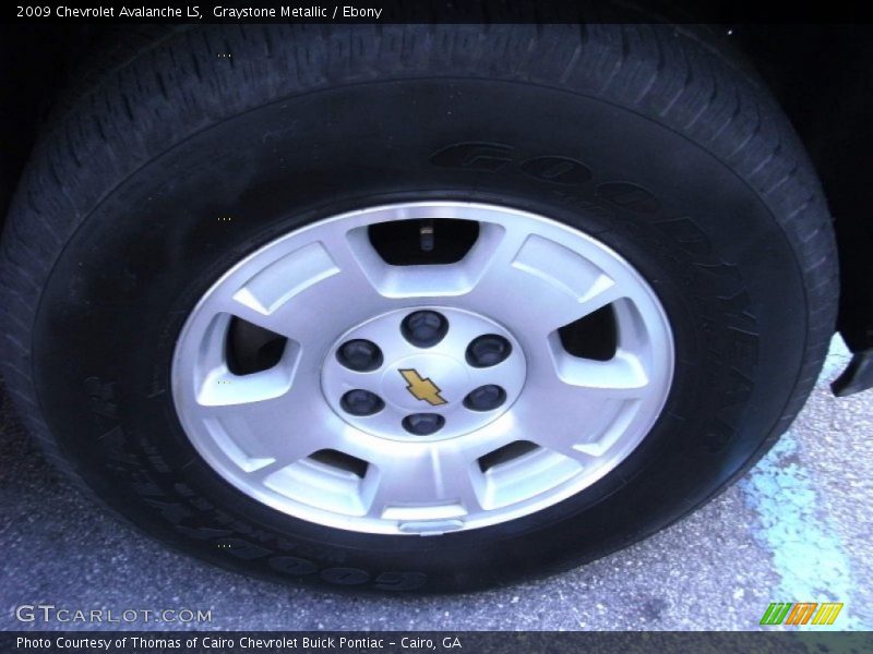 Graystone Metallic / Ebony 2009 Chevrolet Avalanche LS