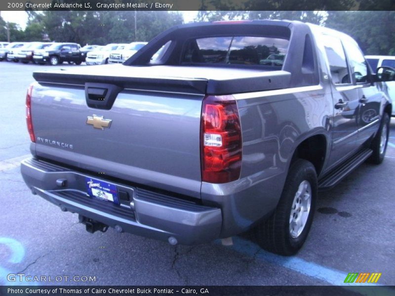Graystone Metallic / Ebony 2009 Chevrolet Avalanche LS
