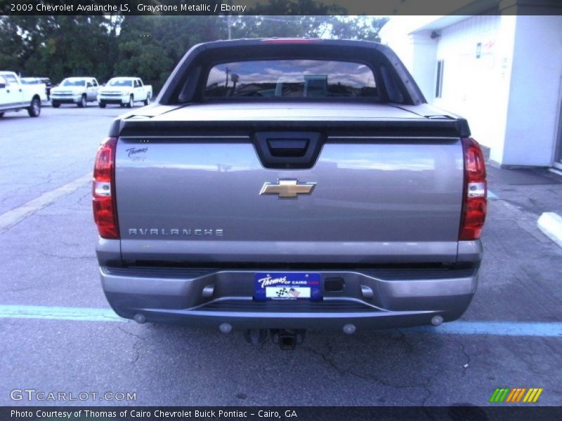 Graystone Metallic / Ebony 2009 Chevrolet Avalanche LS