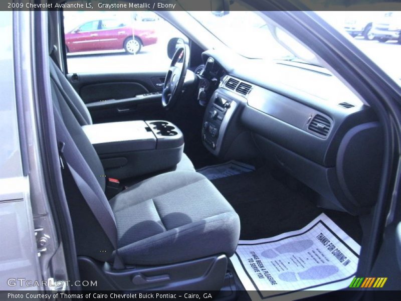 Graystone Metallic / Ebony 2009 Chevrolet Avalanche LS