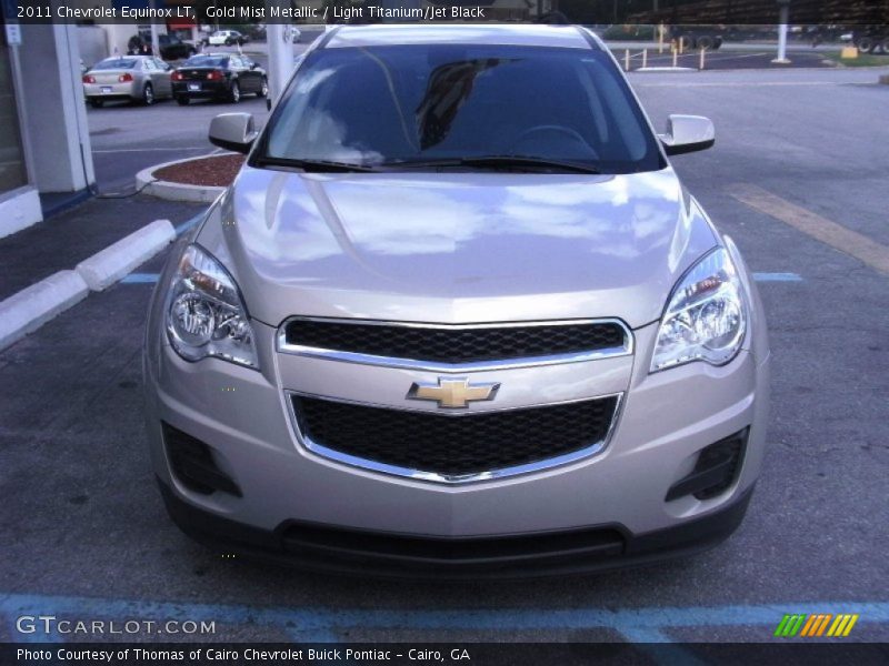 Gold Mist Metallic / Light Titanium/Jet Black 2011 Chevrolet Equinox LT