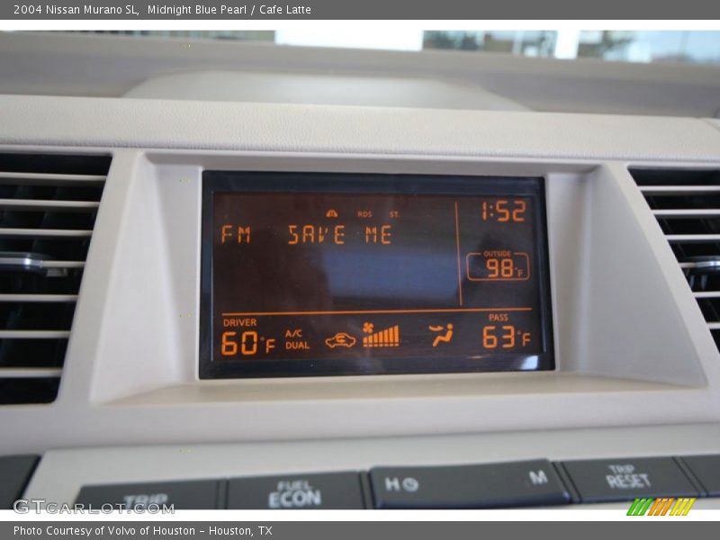 Midnight Blue Pearl / Cafe Latte 2004 Nissan Murano SL