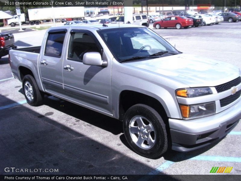 Silver Birch Metallic / Ebony 2010 Chevrolet Colorado LT Crew Cab
