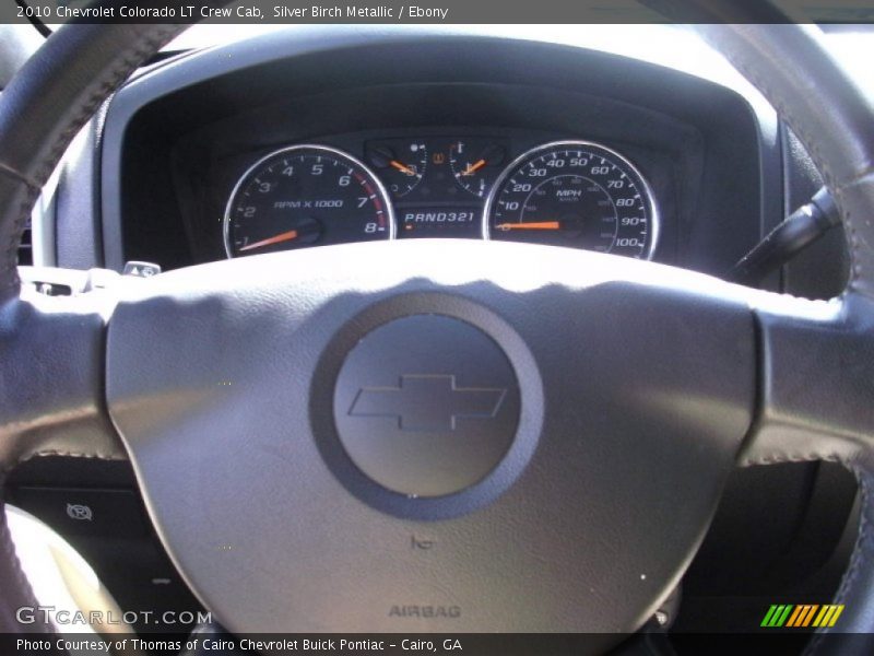 Silver Birch Metallic / Ebony 2010 Chevrolet Colorado LT Crew Cab