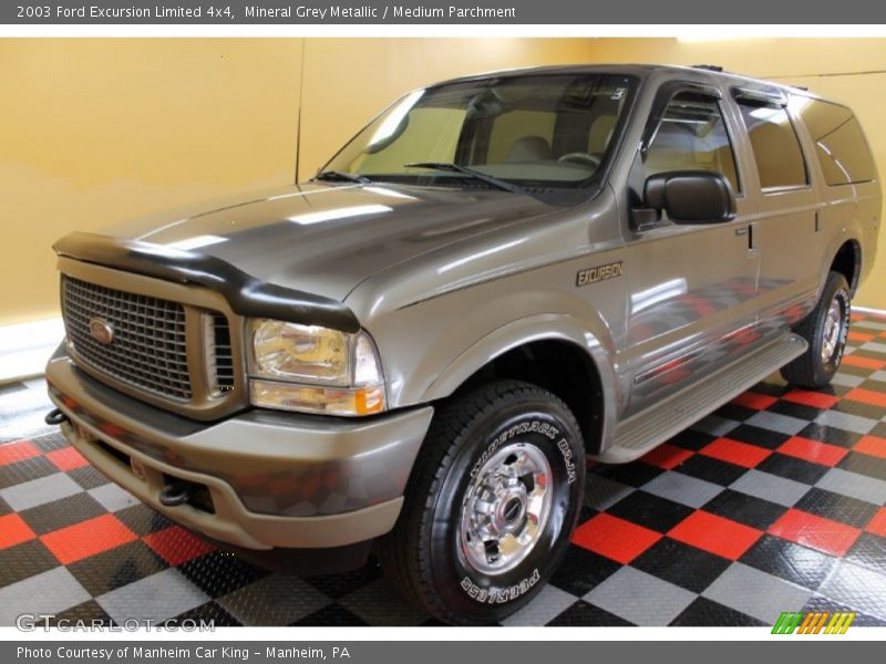 Mineral Grey Metallic / Medium Parchment 2003 Ford Excursion Limited 4x4