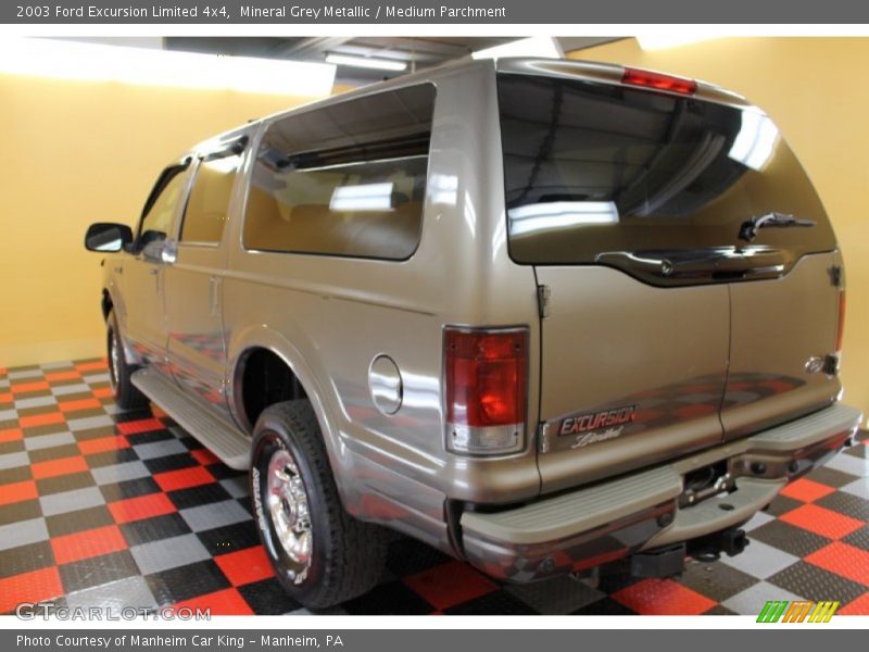 Mineral Grey Metallic / Medium Parchment 2003 Ford Excursion Limited 4x4