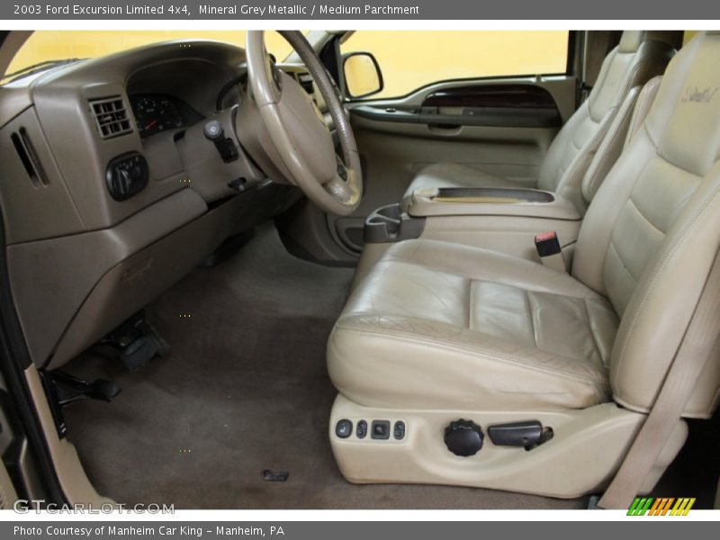 Mineral Grey Metallic / Medium Parchment 2003 Ford Excursion Limited 4x4