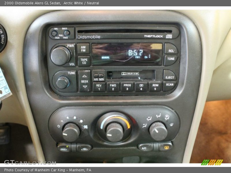 Audio System of 2000 Alero GL Sedan