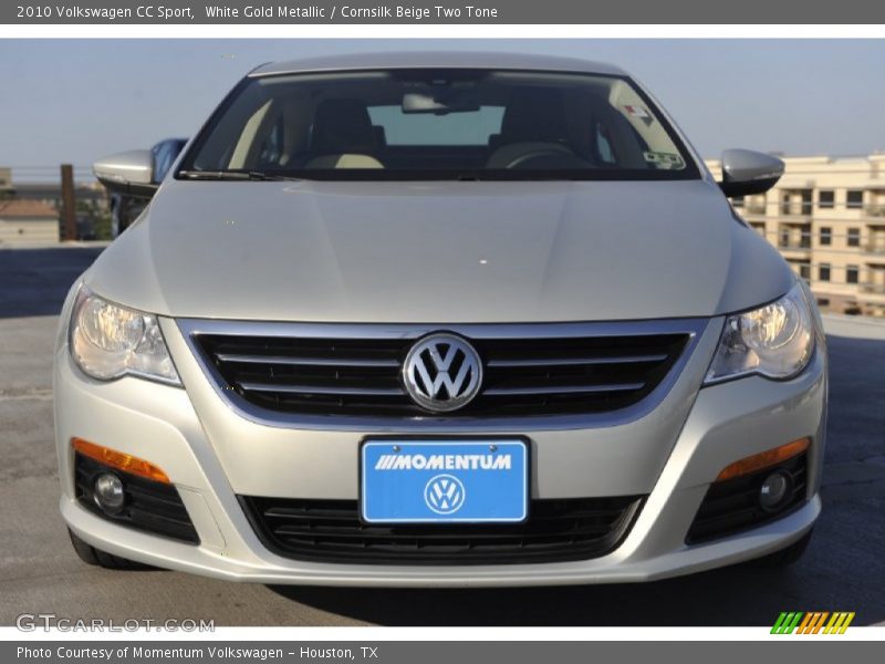 White Gold Metallic / Cornsilk Beige Two Tone 2010 Volkswagen CC Sport