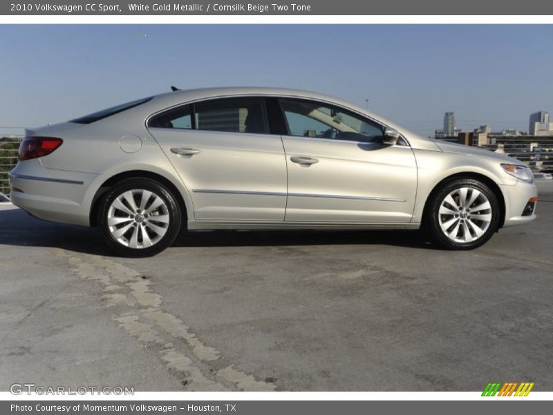 White Gold Metallic / Cornsilk Beige Two Tone 2010 Volkswagen CC Sport