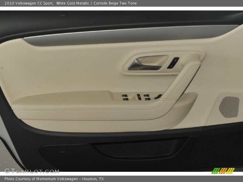 White Gold Metallic / Cornsilk Beige Two Tone 2010 Volkswagen CC Sport