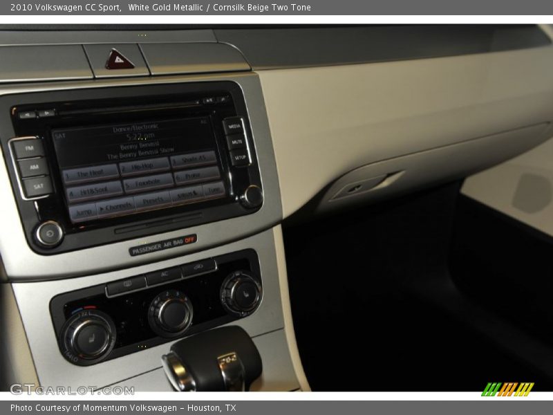 White Gold Metallic / Cornsilk Beige Two Tone 2010 Volkswagen CC Sport