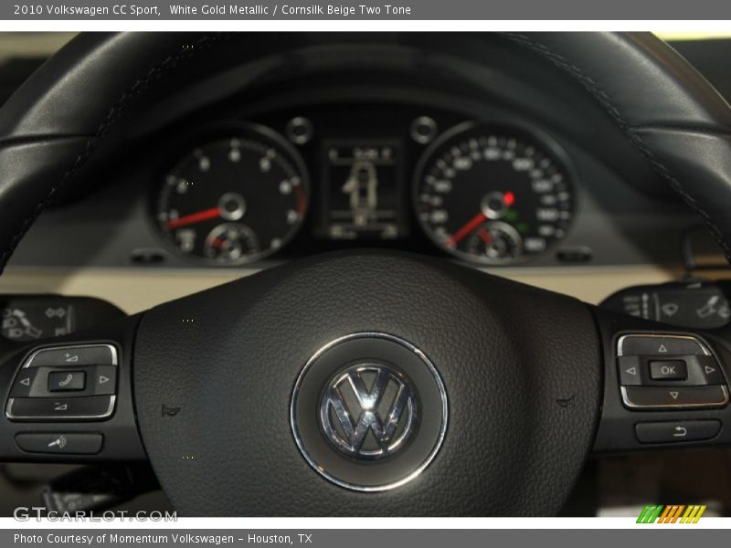 White Gold Metallic / Cornsilk Beige Two Tone 2010 Volkswagen CC Sport