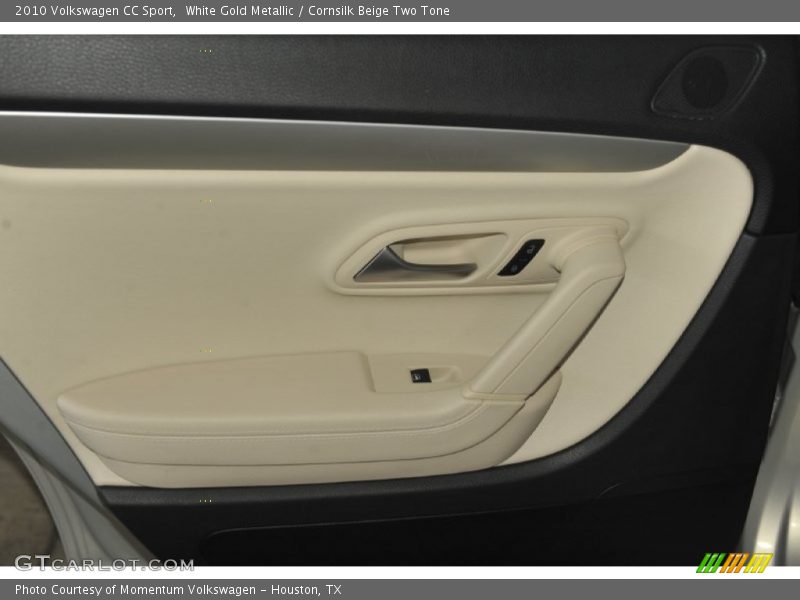 White Gold Metallic / Cornsilk Beige Two Tone 2010 Volkswagen CC Sport