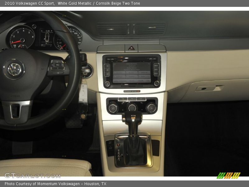 White Gold Metallic / Cornsilk Beige Two Tone 2010 Volkswagen CC Sport