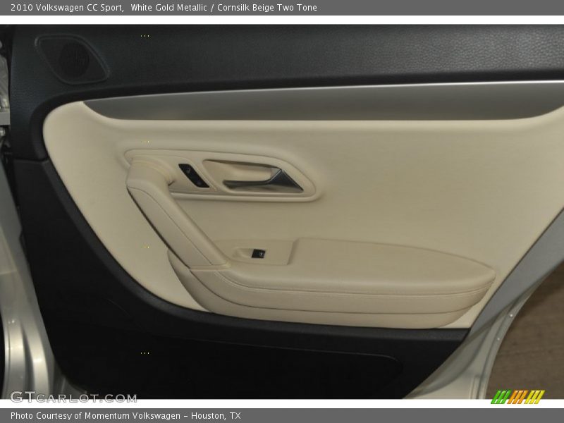 White Gold Metallic / Cornsilk Beige Two Tone 2010 Volkswagen CC Sport