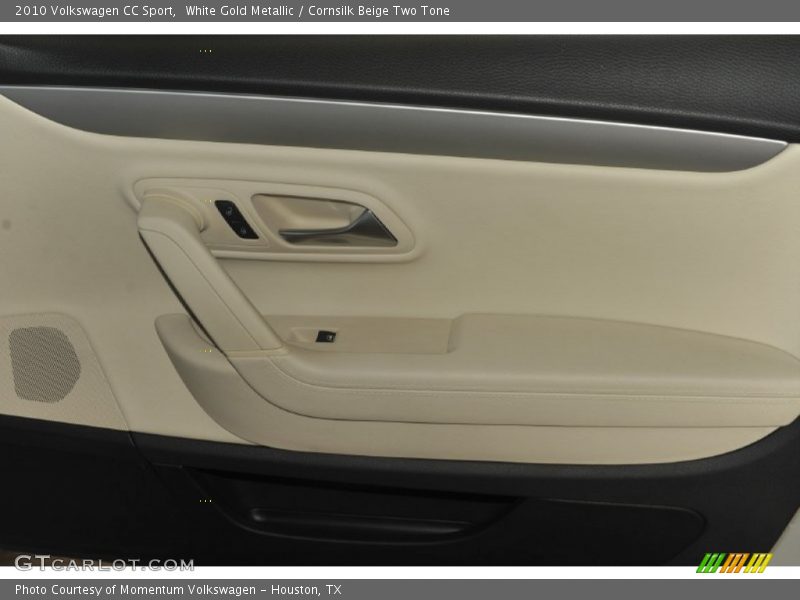 White Gold Metallic / Cornsilk Beige Two Tone 2010 Volkswagen CC Sport