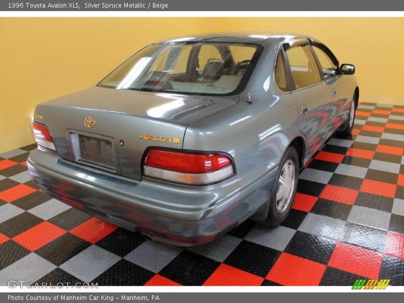Silver Spruce Metallic / Beige 1996 Toyota Avalon XLS