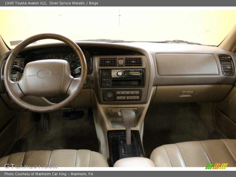 Silver Spruce Metallic / Beige 1996 Toyota Avalon XLS