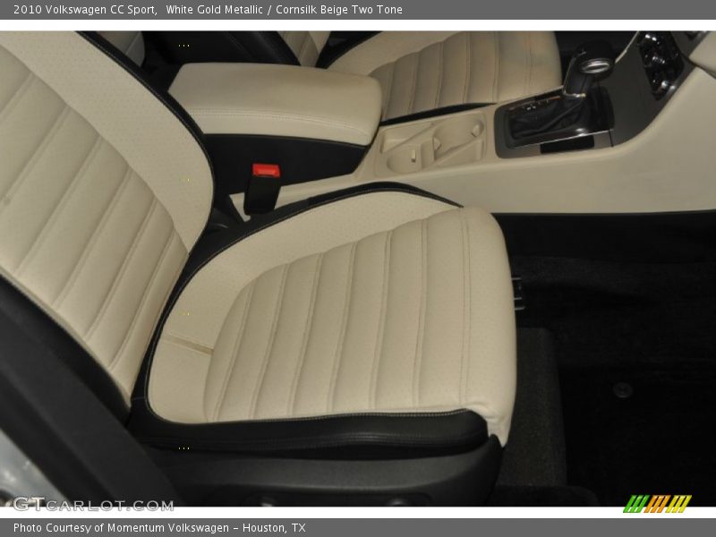 White Gold Metallic / Cornsilk Beige Two Tone 2010 Volkswagen CC Sport