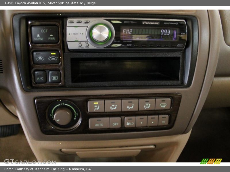 Silver Spruce Metallic / Beige 1996 Toyota Avalon XLS