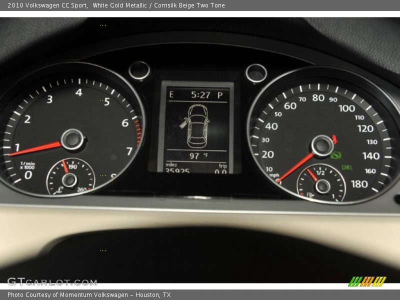 White Gold Metallic / Cornsilk Beige Two Tone 2010 Volkswagen CC Sport