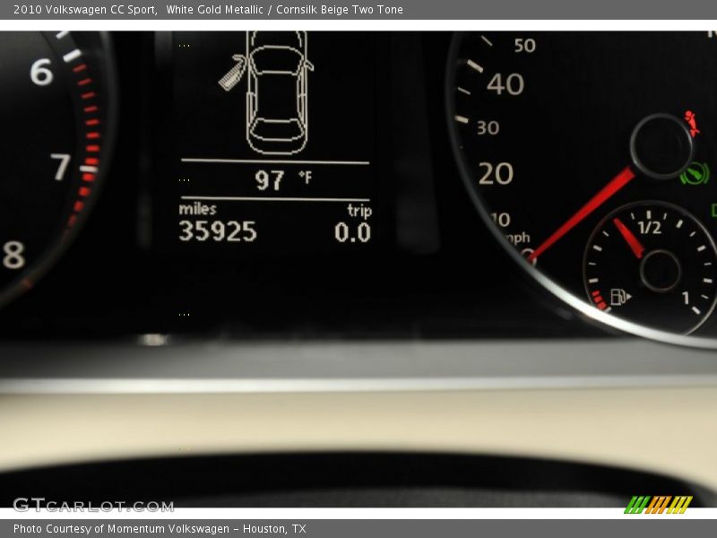 White Gold Metallic / Cornsilk Beige Two Tone 2010 Volkswagen CC Sport