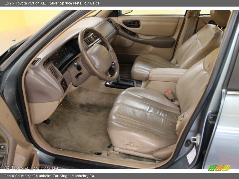 Silver Spruce Metallic / Beige 1996 Toyota Avalon XLS