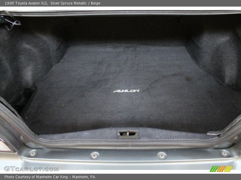 Silver Spruce Metallic / Beige 1996 Toyota Avalon XLS