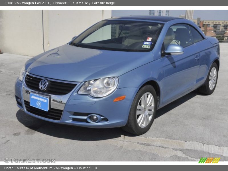 Eismeer Blue Metallic / Cornsilk Beige 2008 Volkswagen Eos 2.0T